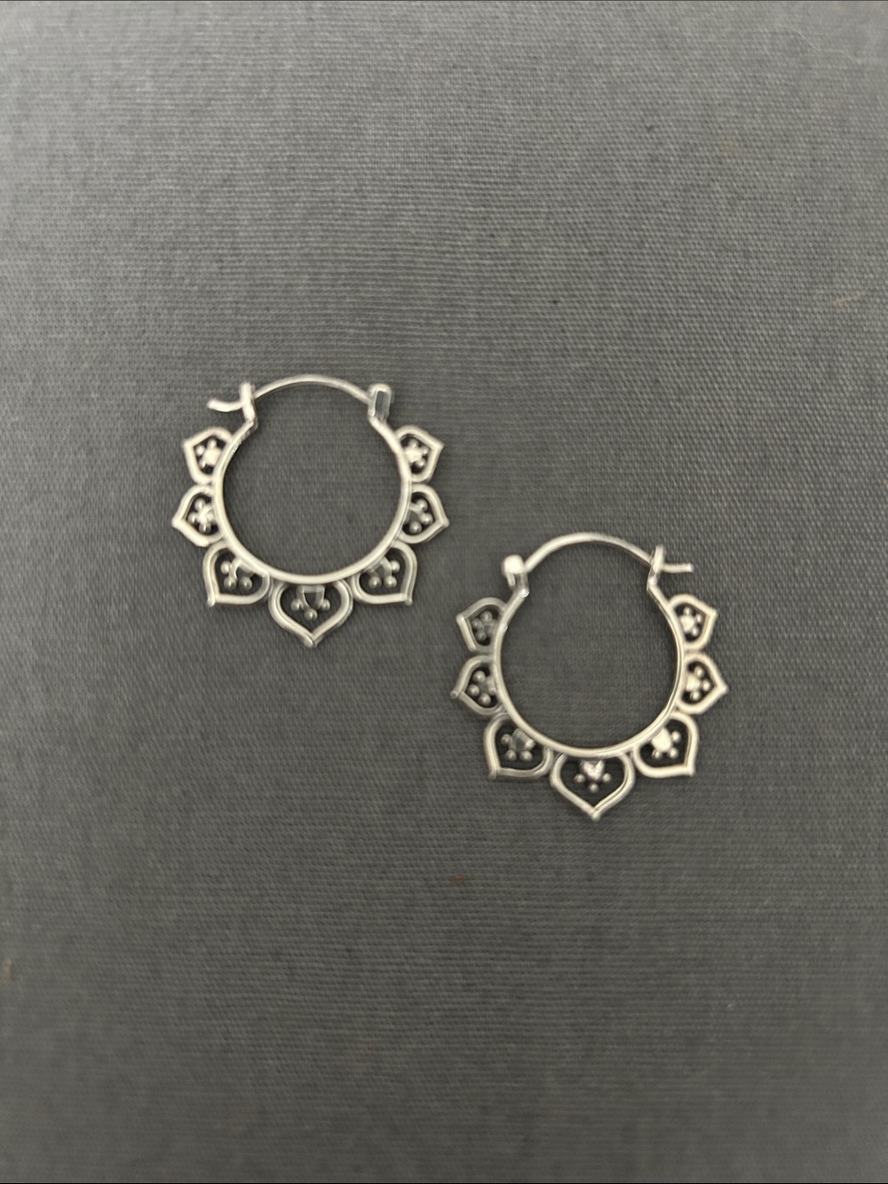 Martha Jackson (UK) Sterling Silver Marrakesh Hoops